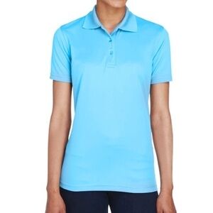 Columbia bright Blue Golf polo omni-wick advanced evaporation sports women shirt